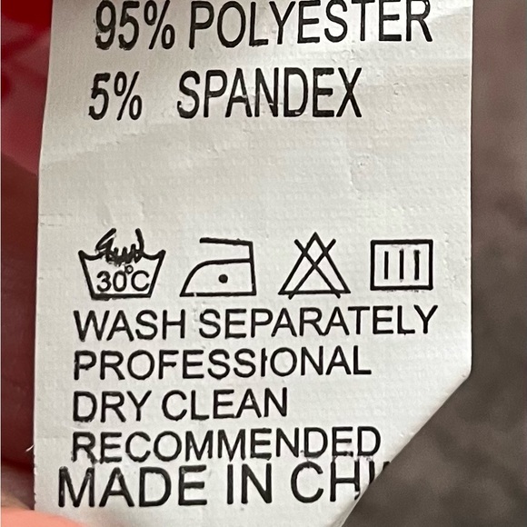 SHEIN pink red heart print all over crop top, size S Barbiecore festival summer - Picture 6 of 14